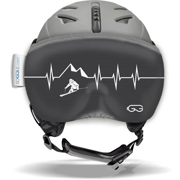 Soggle Vizor Heartbeat Skier 3 Soggle Vizor Heartbeat Skier