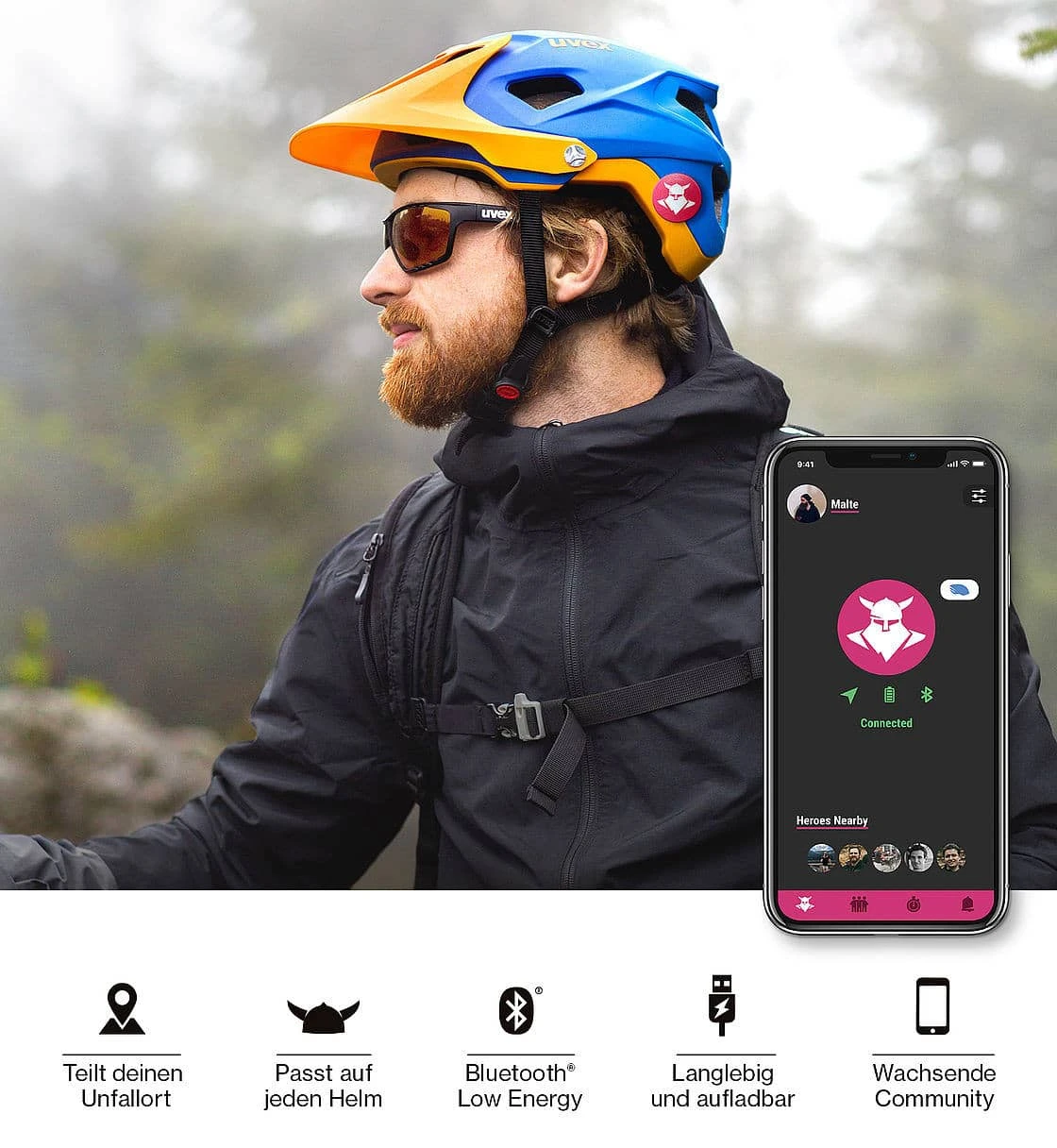 Uvex Tocsen Crashsensor Black 5 Uvex Tocsen Crashsensor Black - immagine 3