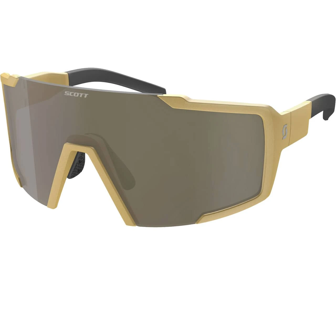 Scott Shield Sunglasses Gold/bronze Chrome 3 Scott Shield Sunglasses Gold/bronze Chrome