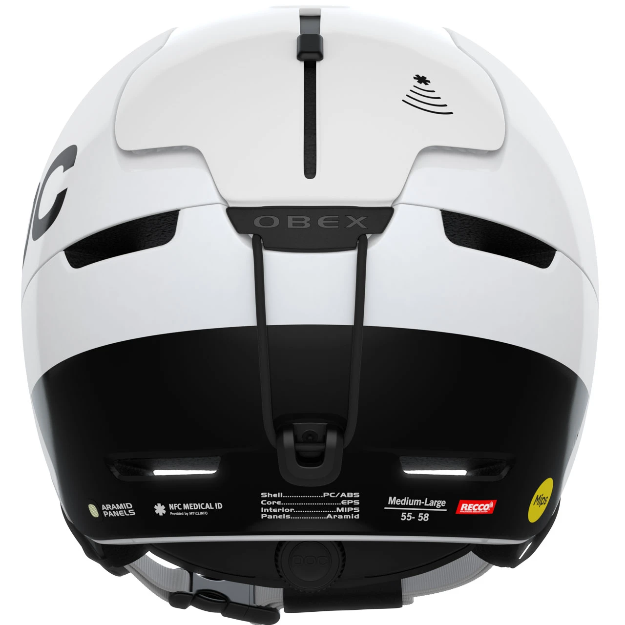 POC Obex BC Mips Hydrogen White 5 POC Obex BC Mips Hydrogen White - immagine 3