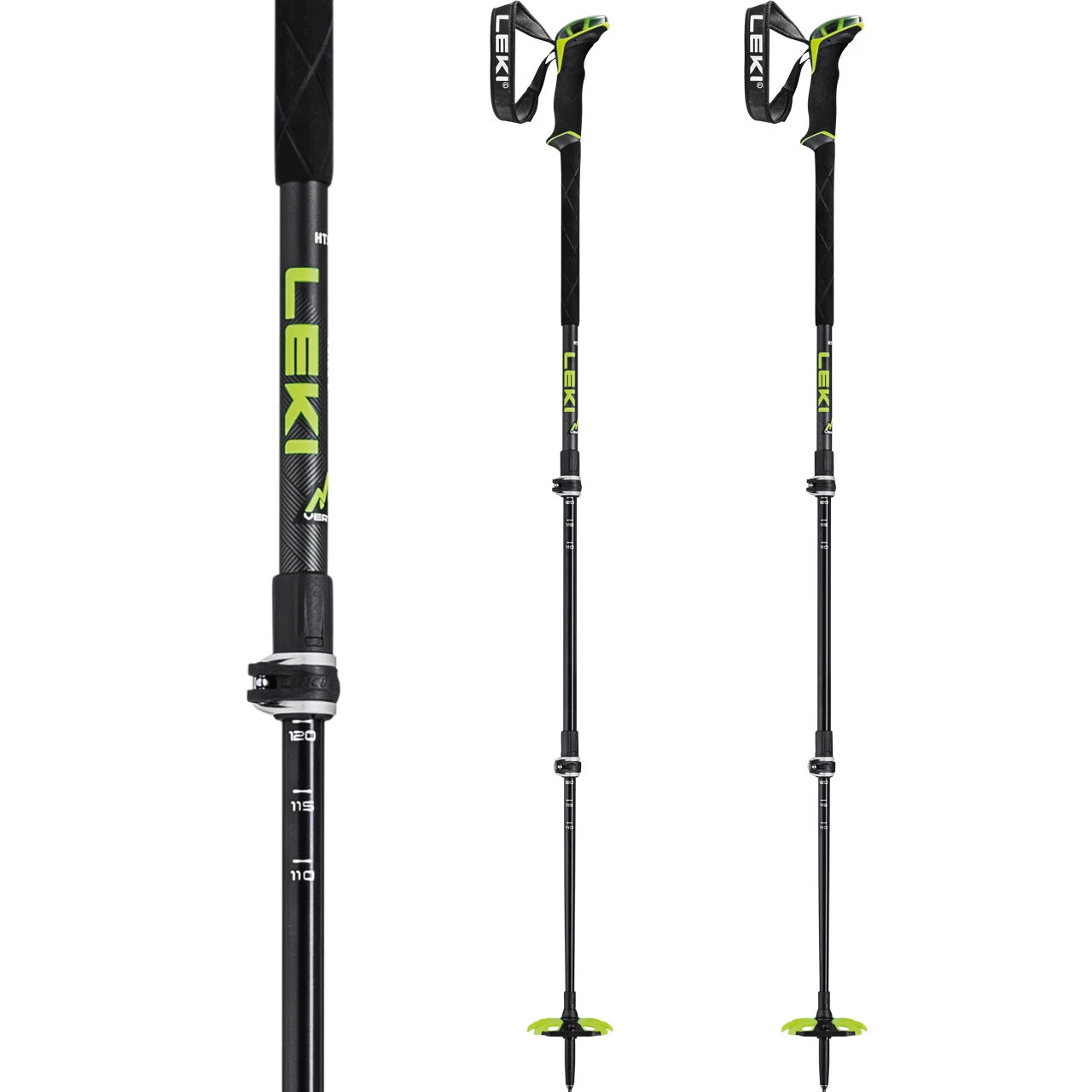 Leki Guide 3 Black/neonyellow/dark Anthracite 4 Leki Guide 3 Black/neonyellow/dark Anthracite - immagine 2