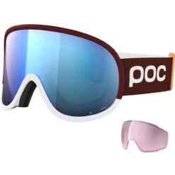POC Retina Big Clarity Comp Garnet Red/hydrogen White/spektris Blue + Lente Di Riserva