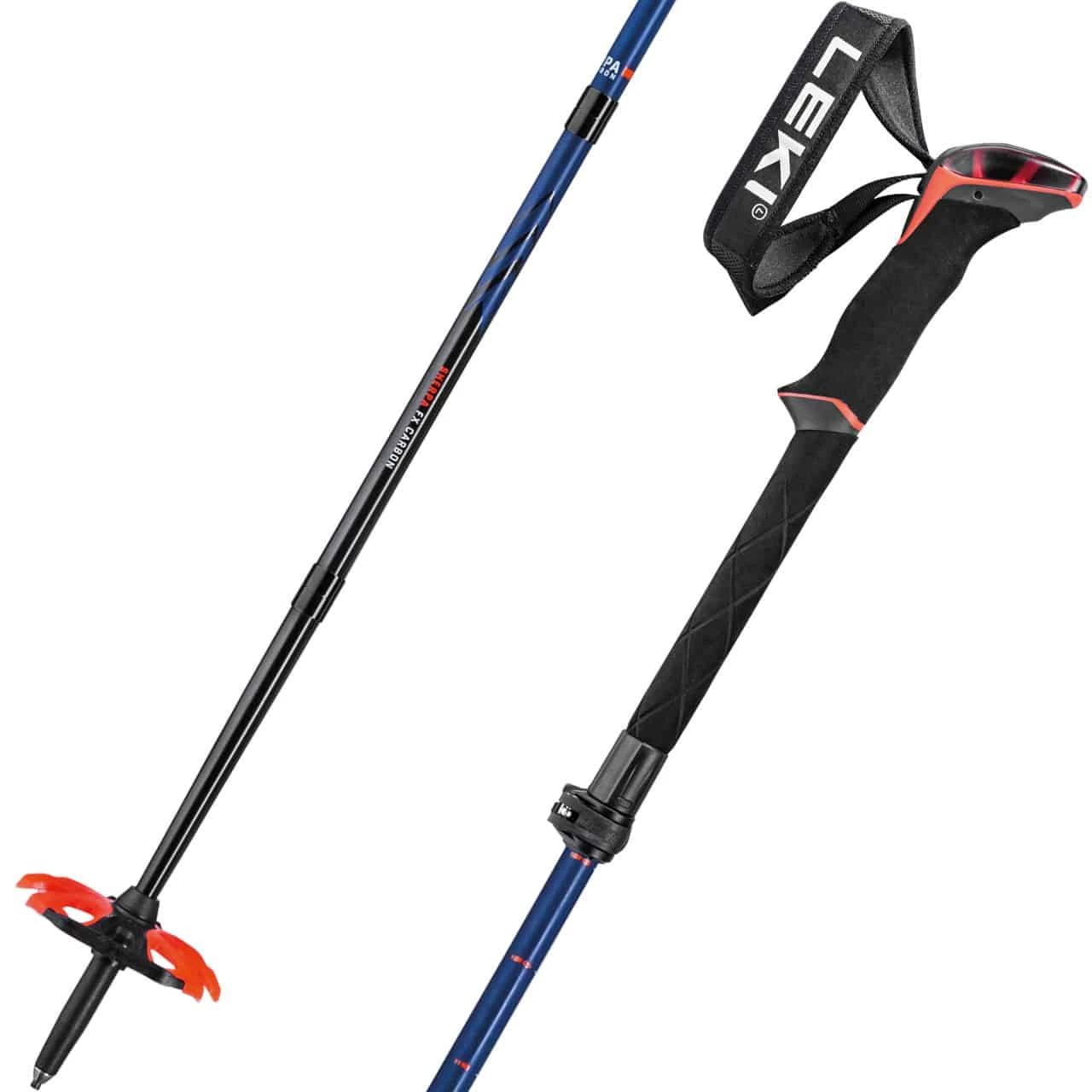 Leki Sherpa FX Carbon Midnight Blue/darkblue/bright Red 3 Leki Sherpa FX Carbon Midnight Blue/darkblue/bright Red