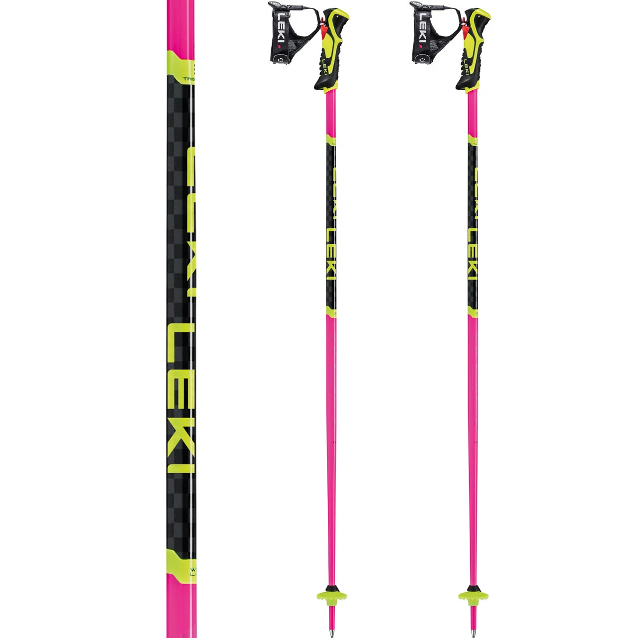 Leki WCR Lite SL 3D Neonpink/black/neonyellow 4 Leki WCR Lite SL 3D Neonpink/black/neonyellow - immagine 2
