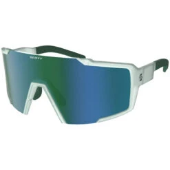 Scott Shield Sunglasses Mineral Blue/green Chrome