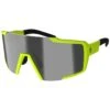 Scott Shield Compact LS Sunglasses Yellow Matt/grey Light Sensitive